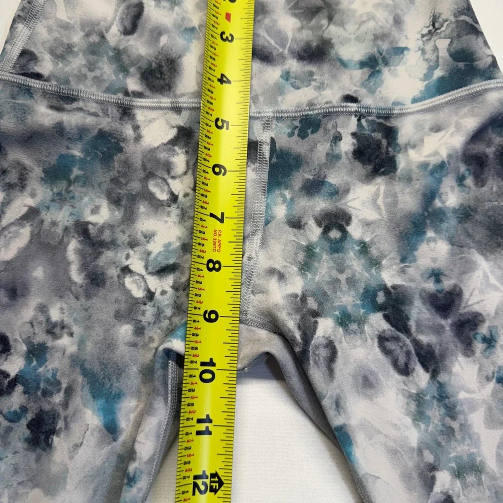 Lululemon Matching Set Kaleidoscope Marble Floral Align Leggings Longline Bra